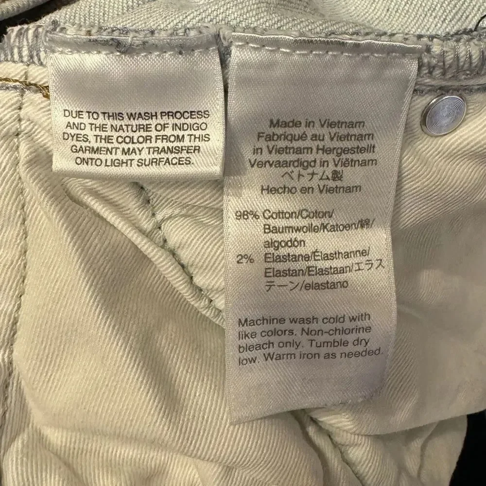 J. Crew jeans themselves